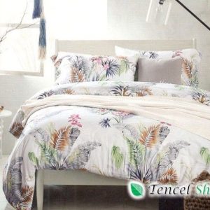 Bộ vỏ chăn ga gối cotton Ai Cập hoa tím hồng - CAH 38