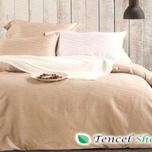 Bộ chăn ga gối cotton Ai Cập màu be