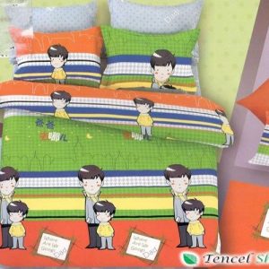 Bộ chăn ga gối cotton in - CT 1105