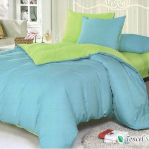 Bộ chăn ga gối phối màu xanh cốm - LC 160
