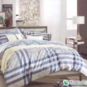 Bộ vỏ chăn ga gối cotton lụa Hàn Quốc- CTL 1210