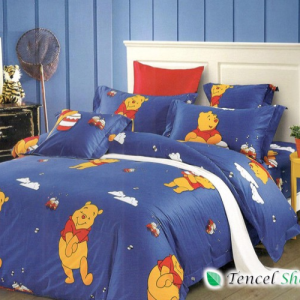 Bộ chăn ga gối trẻ em gấu Pooh - TCL 001