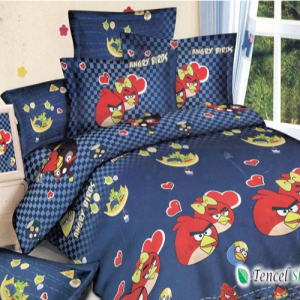 Bộ chăn ga gối trẻ em angry bird - TCL 003