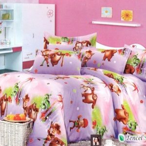 Bộ hoạt hình trẻ em cotton nhung cao cấp - TNM 02