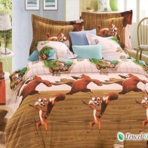 Bộ cotton cao cấp trẻ em Madagascar giường đơn TNM 06